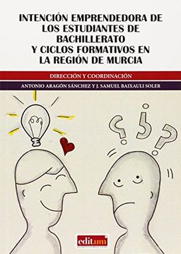 portada Intención Emprendedora De Los Estudiantes De Bachillerato Y Ciclos Formativos En (in Spanish)