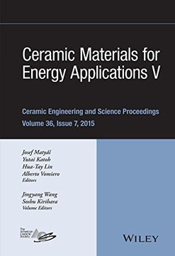 portada Ceramic Materials for Energy Applications V: A Collection of Papers Presented at the 39th International Conference on Advanced Ceramics and Composites (in English)