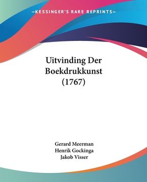 portada Uitvinding Der Boekdrukkunst (1767)