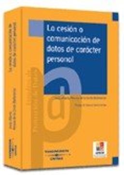 portada la cesión o comunicación de datos de carácter personal (in Spanish)