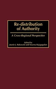 portada Re-Distribution of Authority: A Cross-Regional Perspective (en Inglés)