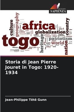 portada Storia di Jean Pierre Jouret in Togo: 1920-1934 (en Italiano)