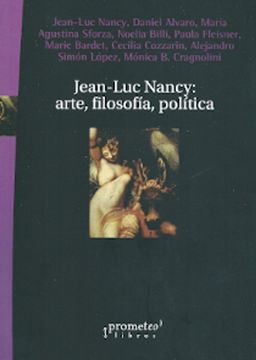 portada Jean-Luc Nancy: Arte, Filosofia, Politica