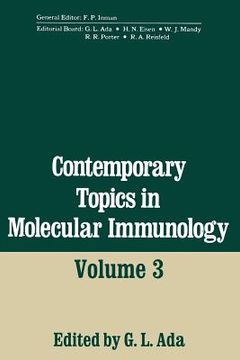 portada Contemporary Topics in Molecular Immunology: Volume 3