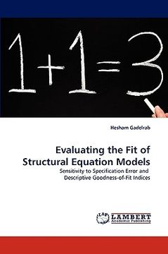portada evaluating the fit of structural equation models (en Inglés)