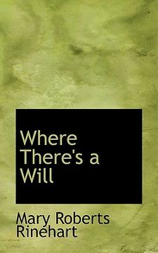 portada where there's a will (in English)