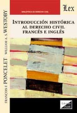 portada Introduccion Historica al Derecho Civil Frances e Ingles