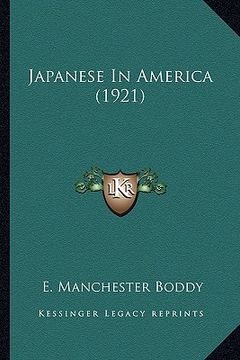 portada japanese in america (1921) (en Inglés)