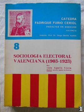 portada Sociologia Electoral Valenciana 1903 1923
