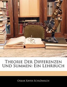 portada Theorie Der Differenzen Und Summen: Ein Lehrbuch (in German)