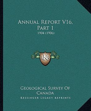 portada annual report v16, part 1: 1904 (1906) (en Inglés)
