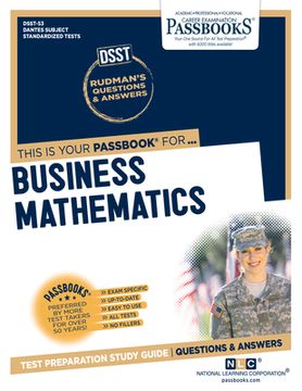 portada Business Mathematics (Dan-53): Passbooks Study Guide Volume 53