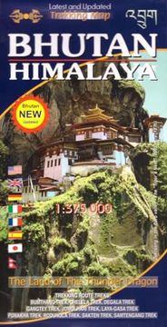 portada Bhutan Himalaya map
