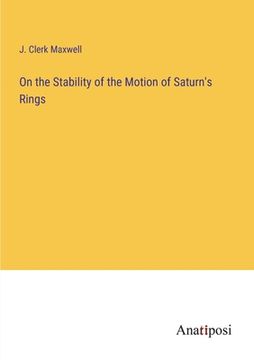 portada On the Stability of the Motion of Saturn's Rings