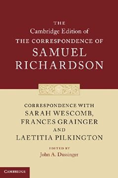 portada Correspondence with Sarah Wescomb, Frances Grainger and Laetitia Pilkington (en Inglés)
