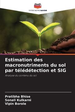 portada Estimation des macronutriments du sol par télédétection et SIG (en Francés)