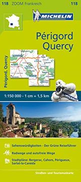 portada Michelin Périgord, Quercy: Straßen- und Tourismuskarte 1: 150. 000 (Michelin Zoom Maps) 