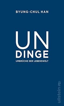 portada Undinge: Umbrüche der Lebenswelt (en Alemán)