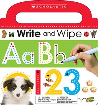 portada Write and Wipe abc 123 (Scholastic Early Learners) (en Inglés)