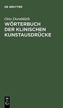 portada Worterbuch der Klinischen Kunstausdrucke (en Alemán)