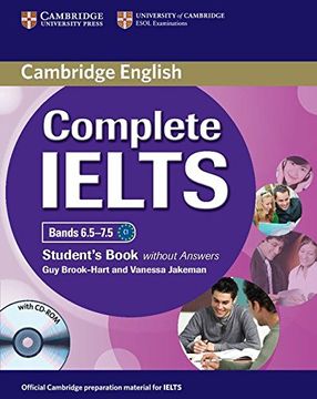 portada Complete Ielts Bands 6. 5-7. 5 Student'S Book Without Answers With Cd-Rom (in English)
