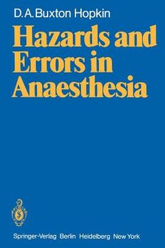 portada hazards and errors in anaesthesia (en Inglés)
