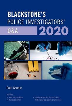 portada Blackstone's Police Investigators' q&a 2020 