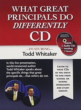 portada What Great Principals do Differently Audio cd (in English)