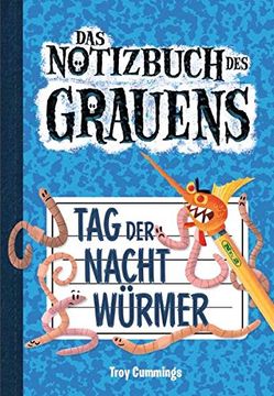 portada Tag der Nachtwürmer - Notizbuch des Grauens Band 2 - Kinderbücher ab 8 Jahre für Jungen und Mädchen (in German)