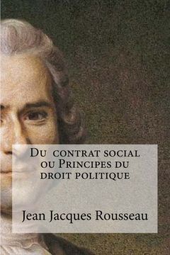 portada Du contrat social ou Principes du droit politique (in French)