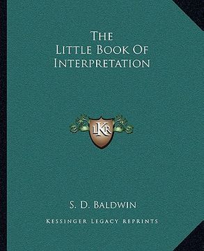 portada the little book of interpretation