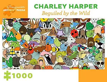 portada Charley Harper: Beguiled by Wild 1000-Piece Jigsaw Puzzle 