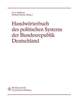 portada Handwörterbuch Des Politischen Systems Der Bundesrepublik Deutschland (en Alemán)
