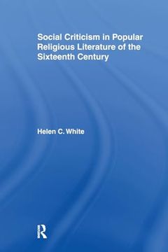 portada Social Criticism in Popular Religious Literature of the Sixteenth Century (en Inglés)