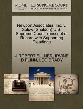 portada newport associates, inc. v. solow (sheldon) u.s. supreme court transcript of record with supporting pleadings
