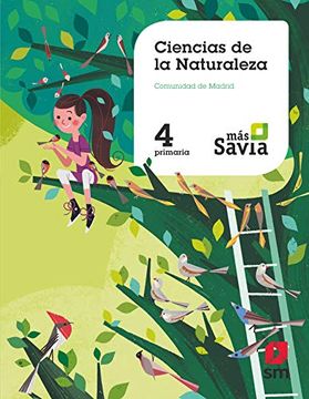 portada Ciencias de la Naturaleza. 4. Primaria. Más Savia. Madrid (in Spanish)
