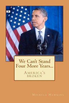 portada we can't stand four more years... (en Inglés)