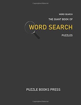 portada Word Search: The Giant Book of Word Search Puzzles (The Giant Word Search Books Series) (en Inglés)