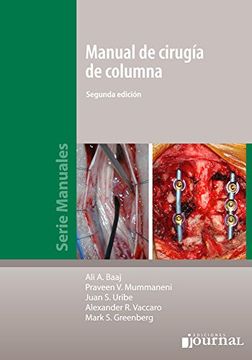 portada Manual de Cirugía de la Columna (in Spanish)