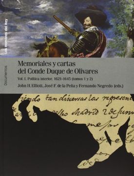 portada Memoriales Y Cartas Del Conde-Duque De Olivares (in Spanish)