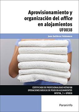 portada UF0038 - Aprovisionamiento y organización del office en alojamientos