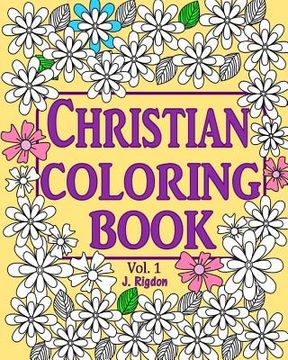 portada Christian Coloring Book: Bible verses, phrases and hymns (in English)