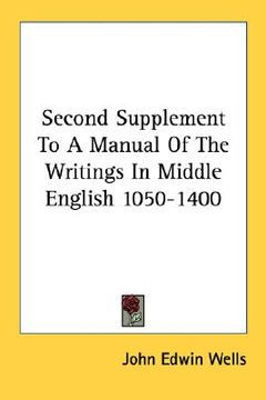 portada second supplement to a manual of the writings in middle english 1050-1400 (en Inglés)