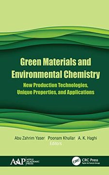 portada Green Materials and Environmental Chemistry: New Production Technologies, Unique Properties, and Applications 