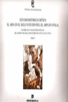 portada estudio historico-critico i arpa en el s,xviii español
