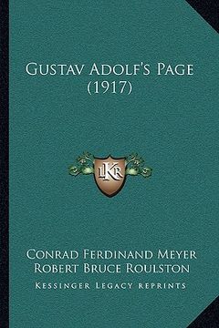 portada gustav adolf's page (1917) (en Inglés)