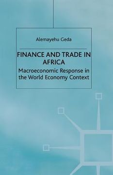 portada Finance and Trade in Africa: Macroeconomic Response in the World Economy Context (in English)