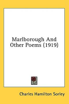 portada marlborough and other poems (1919)
