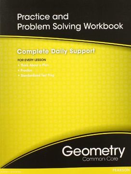 portada high school math common-core geometry practice/problem solving workbook grade 9/10