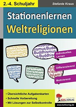 portada Kohls Stationenlernen Weltreligionen / 2.-4. Schuljahr: Individuelles Lerntempo - Differenzierender Einsatz (in German)